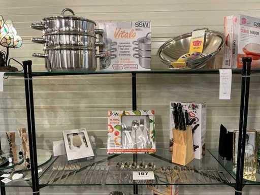 Cutlery set + cooking utensils