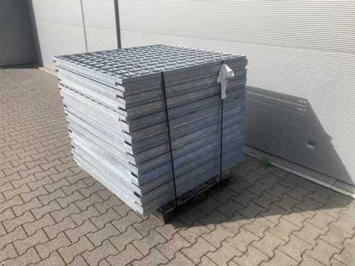Stahllattenboden 1190x1110 mm (25x)
