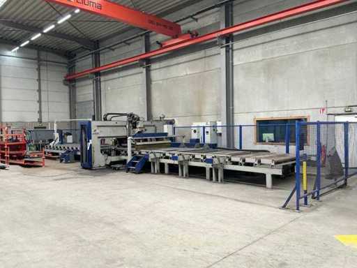 2011 Vernet Behringer MAG B 2025 Plasma cutting machine + Donaldson extraction system
