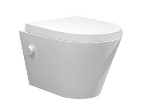 WB - Vesta 32.3331 - Bidet toilet with integrated tap Cold Rimless Incl. Toilet seat
