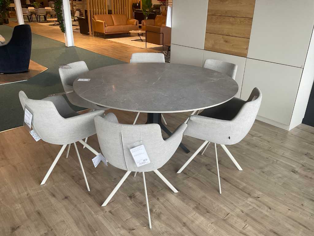 Joli Fizz Round Dining Table with Chairs