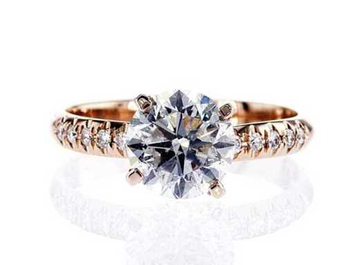 Magnifique bague de luxe diamant naturel 2,54 carats
