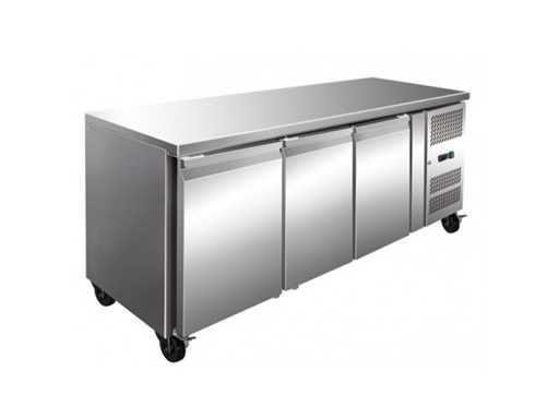 IceShop - 3-door negative refrigerated table, ventilated 700mm - Refrigerated table