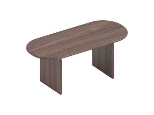fonQ - Nuve Dining Table - Walnut - Dining Table