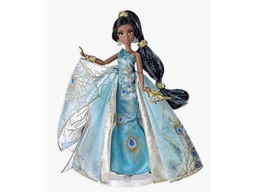 Set mit 4 Hasbro-Puppen, Disney-Prinzessin, Jasmin-Serie in originaler neuer Box