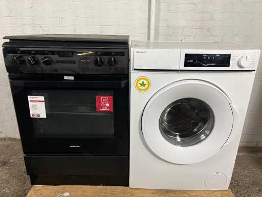 Inventum VFG6034WGZWA Freestanding Cooker| Sharp ES-NFA814BWB-BX washing machine