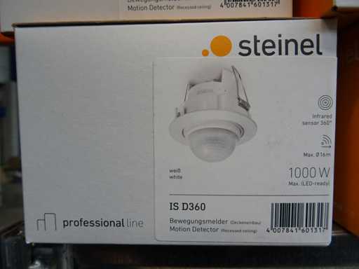 Steinel - IS D360 - Détecteur de mouvement infrarouge (8x)