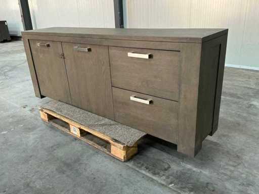 Dębowa kredens 78x205x44cm