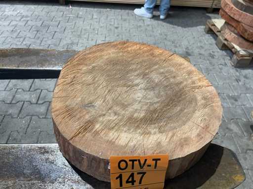 Rosewood schijf, Dikte 70mm, Ø 450mm