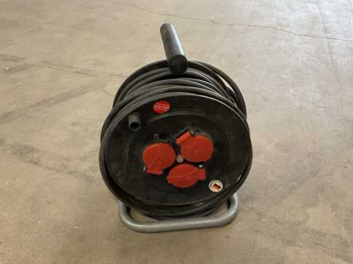 AG Schwabe 25m - 230V - Tambur de cablu cu 3 căi