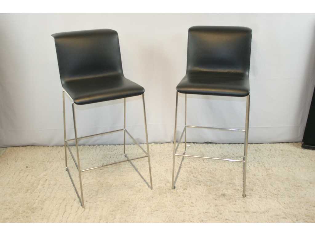 2 pcs. design bar stool BULO TAB chair