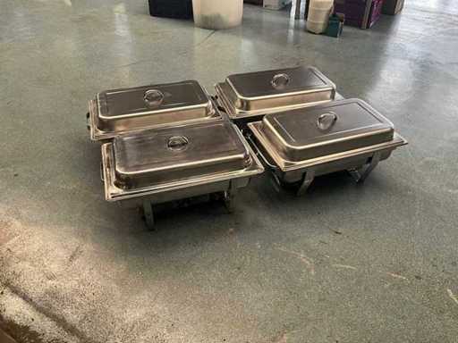 1/1 GN chaving dishes (4x)