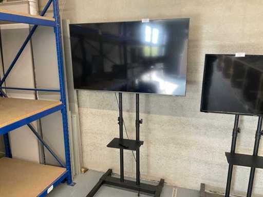 Samsung Television on mobile stand