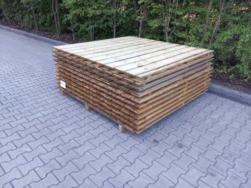 Recinzione da giardino in legno (10x)