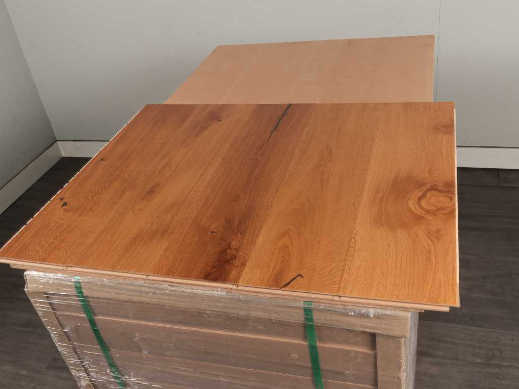 50 m2 Multiplank oak parquet - 725 x 180 x 14 mm