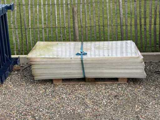 Kanaalplaat – Polycarbonaat 6mm 50stuk