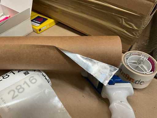 Carta isolante in alluminio 1,25m x 24m di lunghezza, ad esempio per la sauna