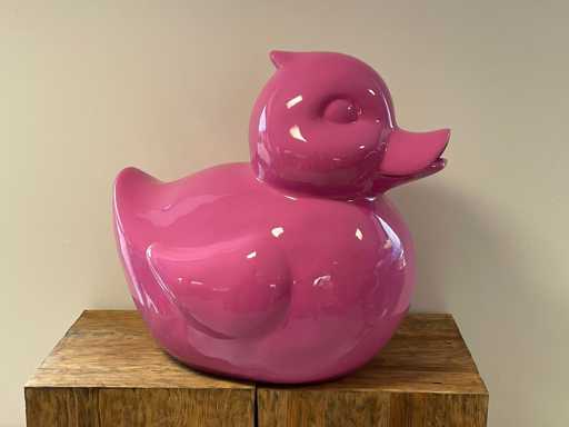 Duck / Eend H60cm Pink