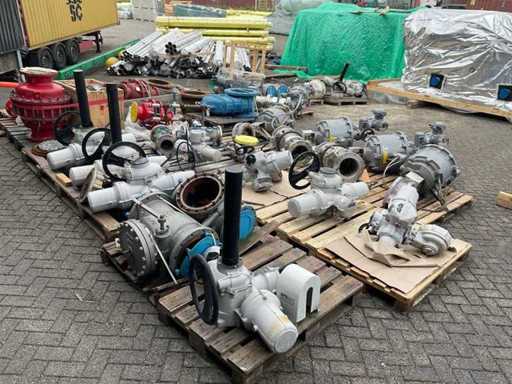 Batch of control valves and valves