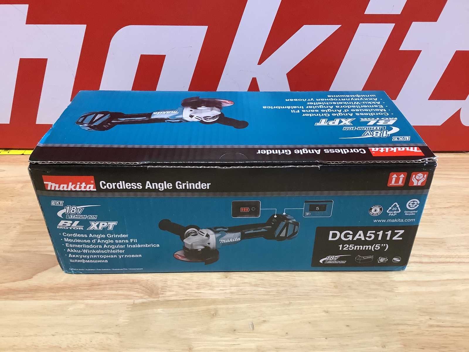 Right angle deals grinder dga511z makita