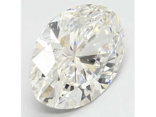Diamant - Diamant cu tăietură ovală de 4,04 carate (certificat)