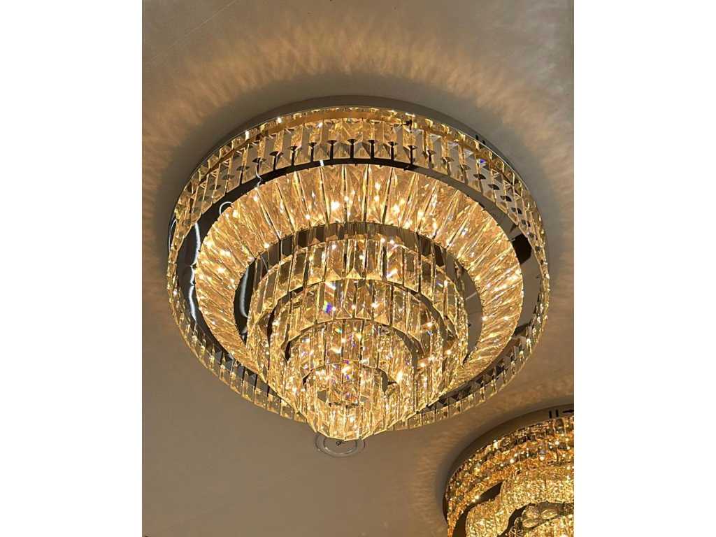 Crystal ceiling chandelier 1 (chrome)