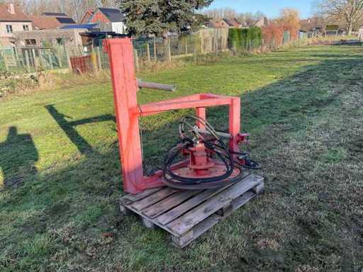 Maaischijf met veerarm