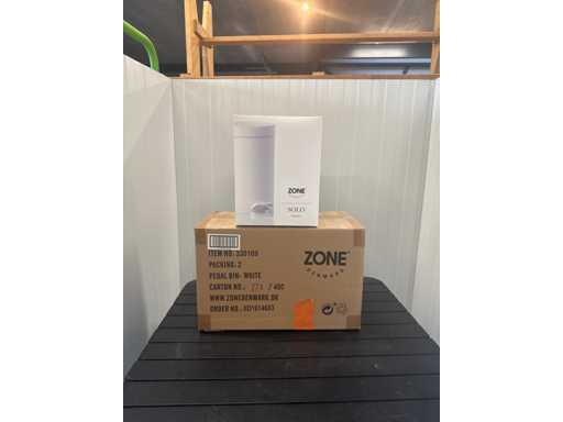 Zone Solo pedal bin white 4 pieces