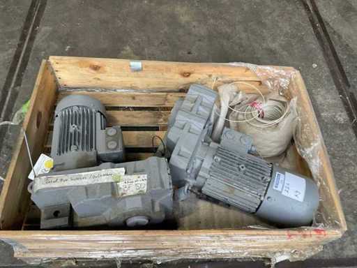 Bauer Electric motor with gearbox (2x)
