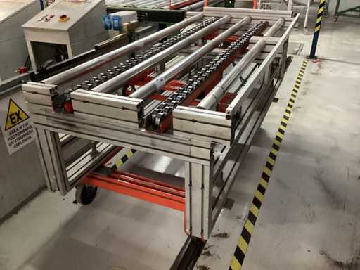CASSIOLI Roller conveyor on rails
