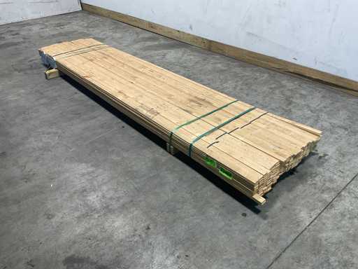 Vuren lat geschaafd 300x3,8x1,1 cm (184x)