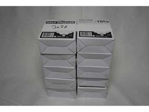 MEZZO ACCOPPIATORE DA 50 MM ARGENTO 300KG