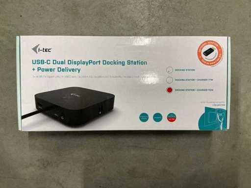 Stacja dokująca I-Tech USB-C DualDisplayPort + zasilanie