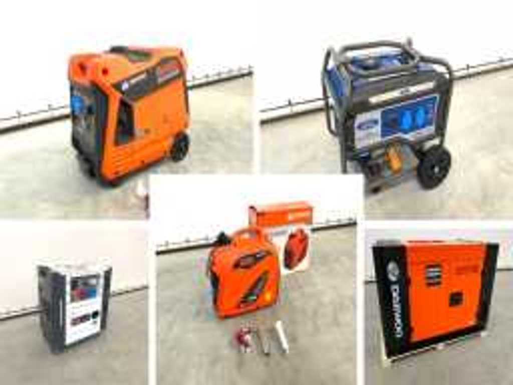 Power generators 2.2 to 100 KVA and business goods