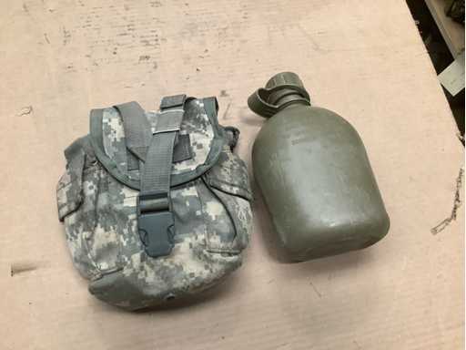 Water canteen with pouch (25x)