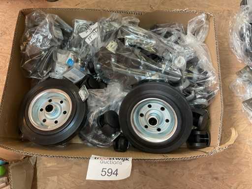 1 x partij zwenkwielen