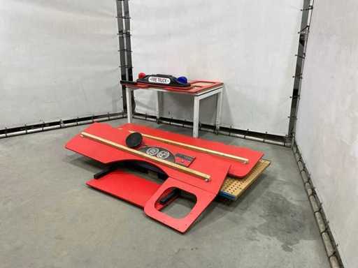 Konwersja wóz strażacki na łóżko