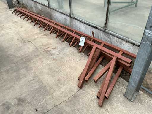 Stalen draagrek (3x)