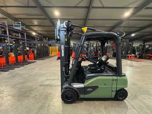 2019 Servizio + UVV 12/2026 Linde E20PL 2.000kg Triplex 3° + 4° valvole 4x pneumatici nuovi Carrello elevatore elettrico 5.286 ore