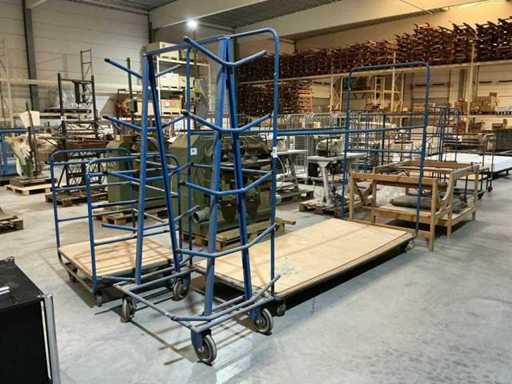 Diverse transportkarren (3x)