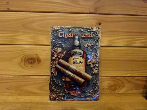 Metalen reclamebord 30x20cm