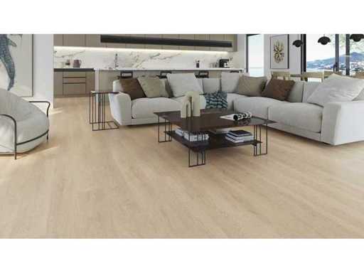 PVC-vloer 108,72m² Globe Ivoor 1220x180mm