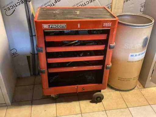 Carrello attrezzi Facom 2502 con contenuti