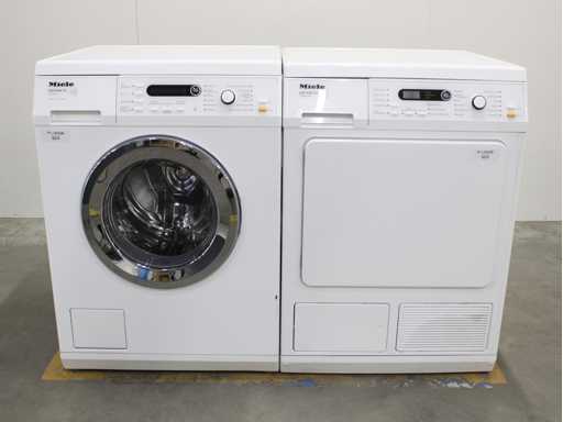 Miele W 5873 Edition 111 Wasmachine & Miele T 8861 WP Edition 111 Wasdroger