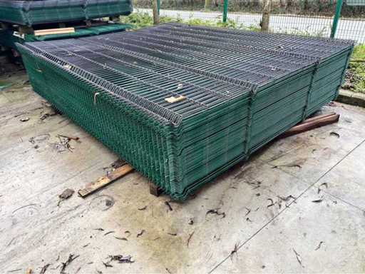 In Europa hergestellte 3D-5mm-Paneele mit Pfosten und Befestigungen