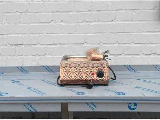 Gastronomie - Cafetière turque avec 3 cafetières.