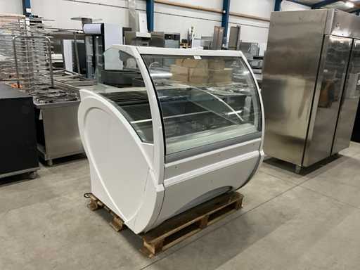 2024 Oscarielle Blanco derado Scoop Ice Cream Display Case