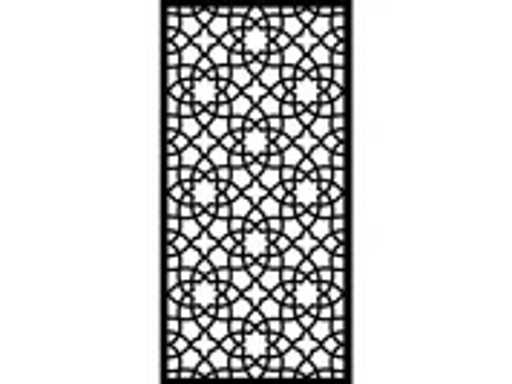 Composiet terrasscherm "Alhambra" 180x90 cm (3x)