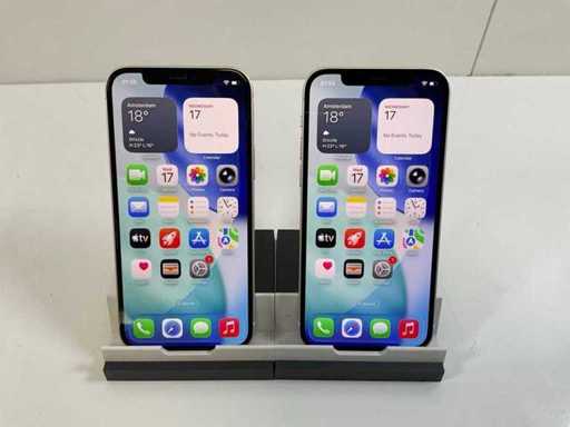 Apple iPhone 12 - 64GB - Alb (2x)