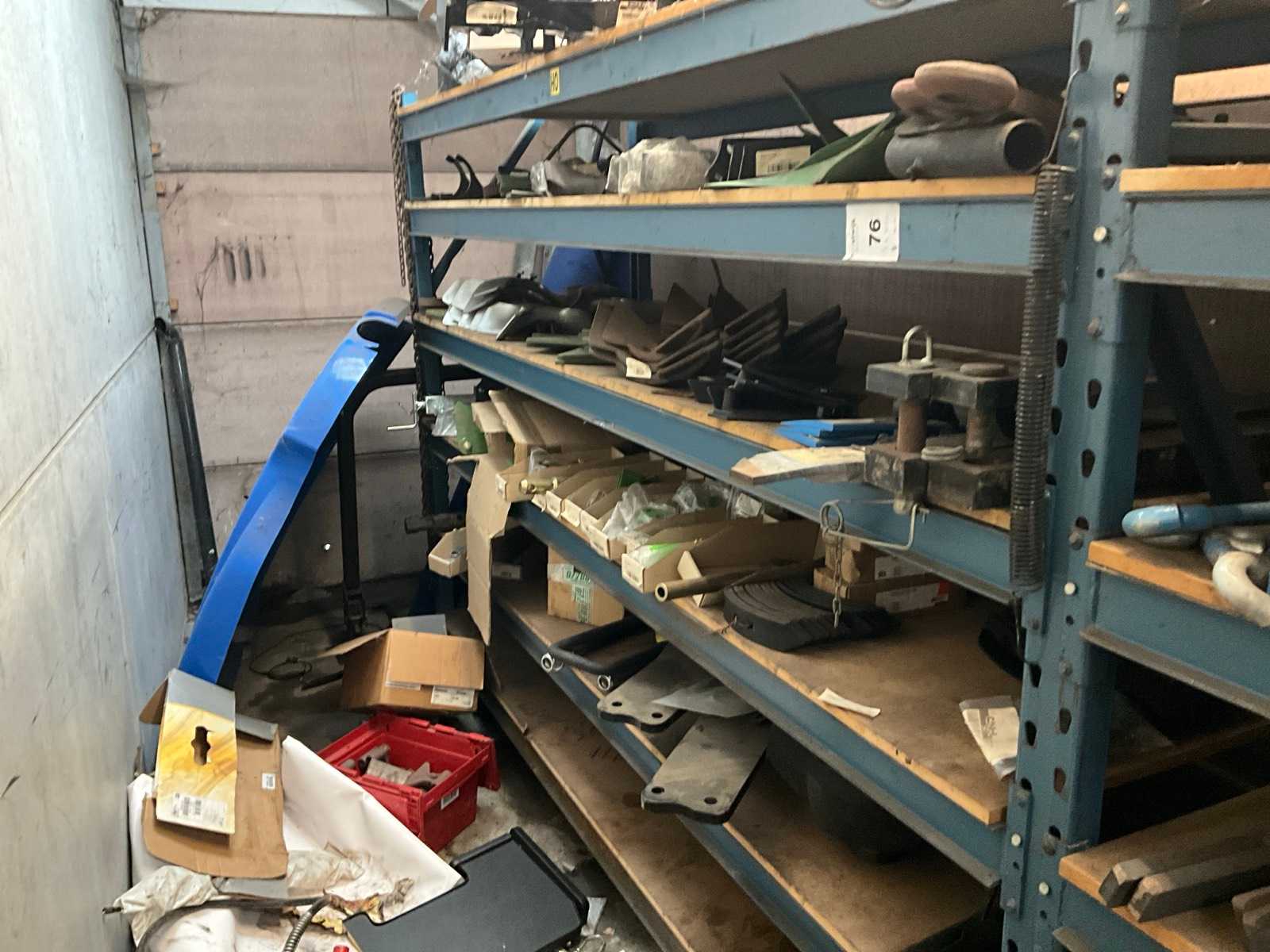 Large batch of agro machine parts